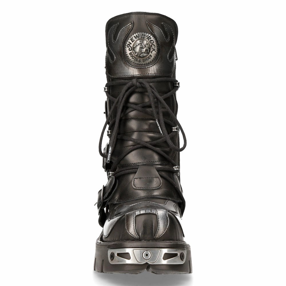 107-S2 Flame Gothic Boots