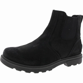 2028251010 Mens Two Tone Leather Chelsea Boots Cheap Mens Boots & Chukkas