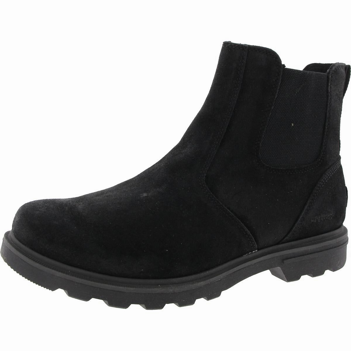 2028251010 Mens Two Tone Leather Chelsea Boots Cheap Mens Boots & Chukkas