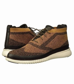 2.zerogrand Stitchlite Chukka Waterproof Sneaker In Ch Habana Heathered/brazilian Sand Mens Chukka Boots outlet deals