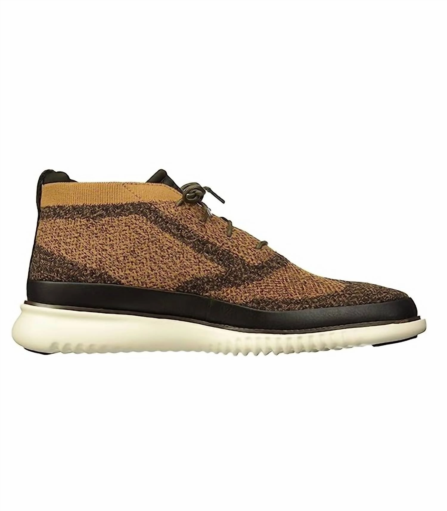 2.zerogrand Stitchlite Chukka Waterproof Sneaker In Ch Habana Heathered/brazilian Sand
