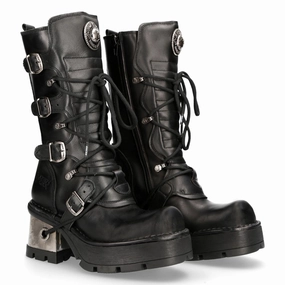 373-S33 Ladies Gothic Mid Calf Boots Comfortable Womens Boots low price