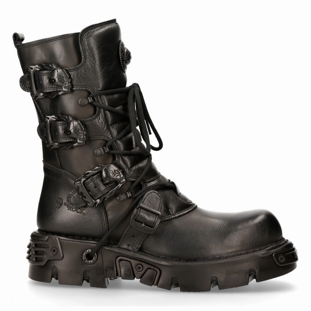 391-S18 Leather Mid Calf Boots