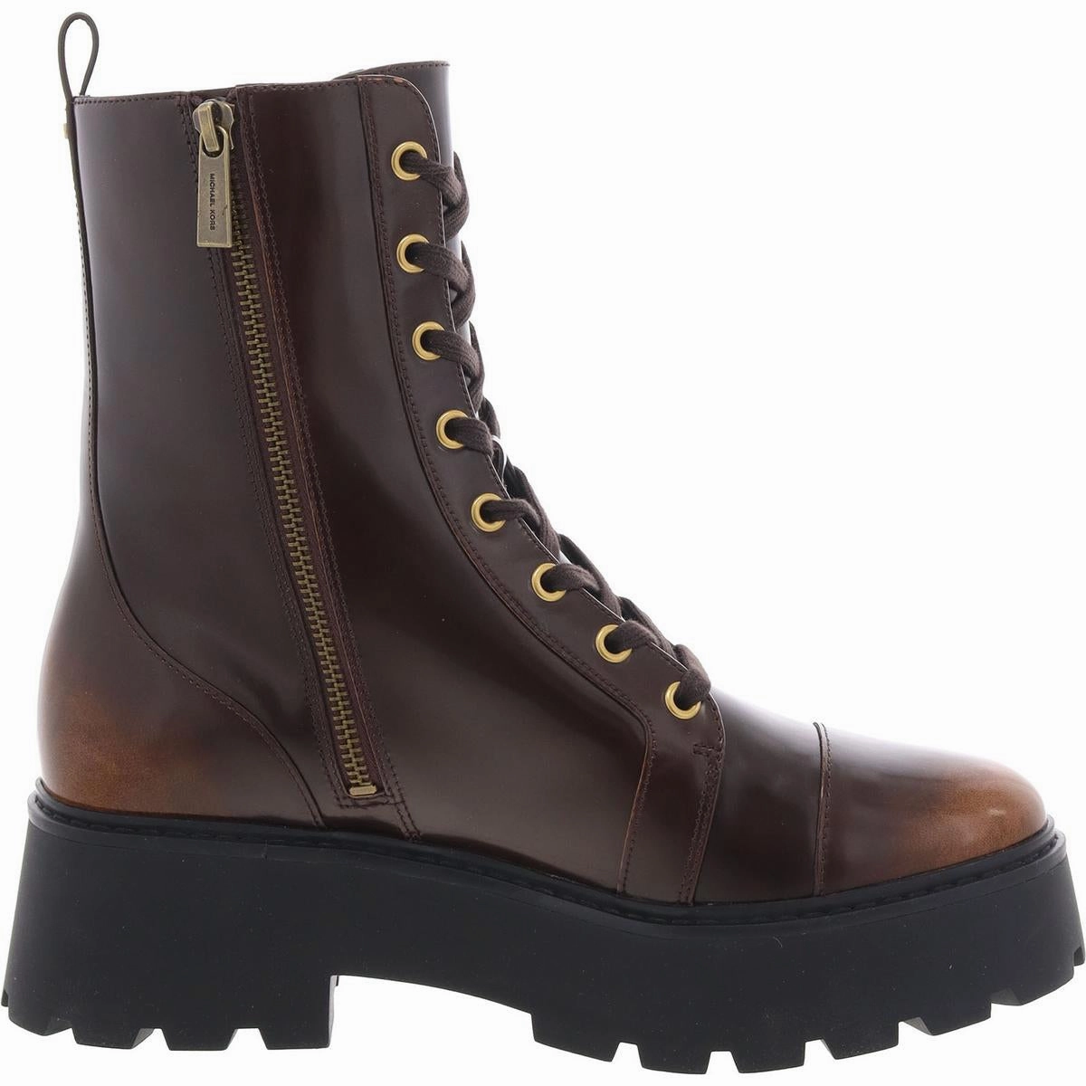 40F4BKFE6L Womens Lace-Up Leather Combat & Lace-Up Boots
