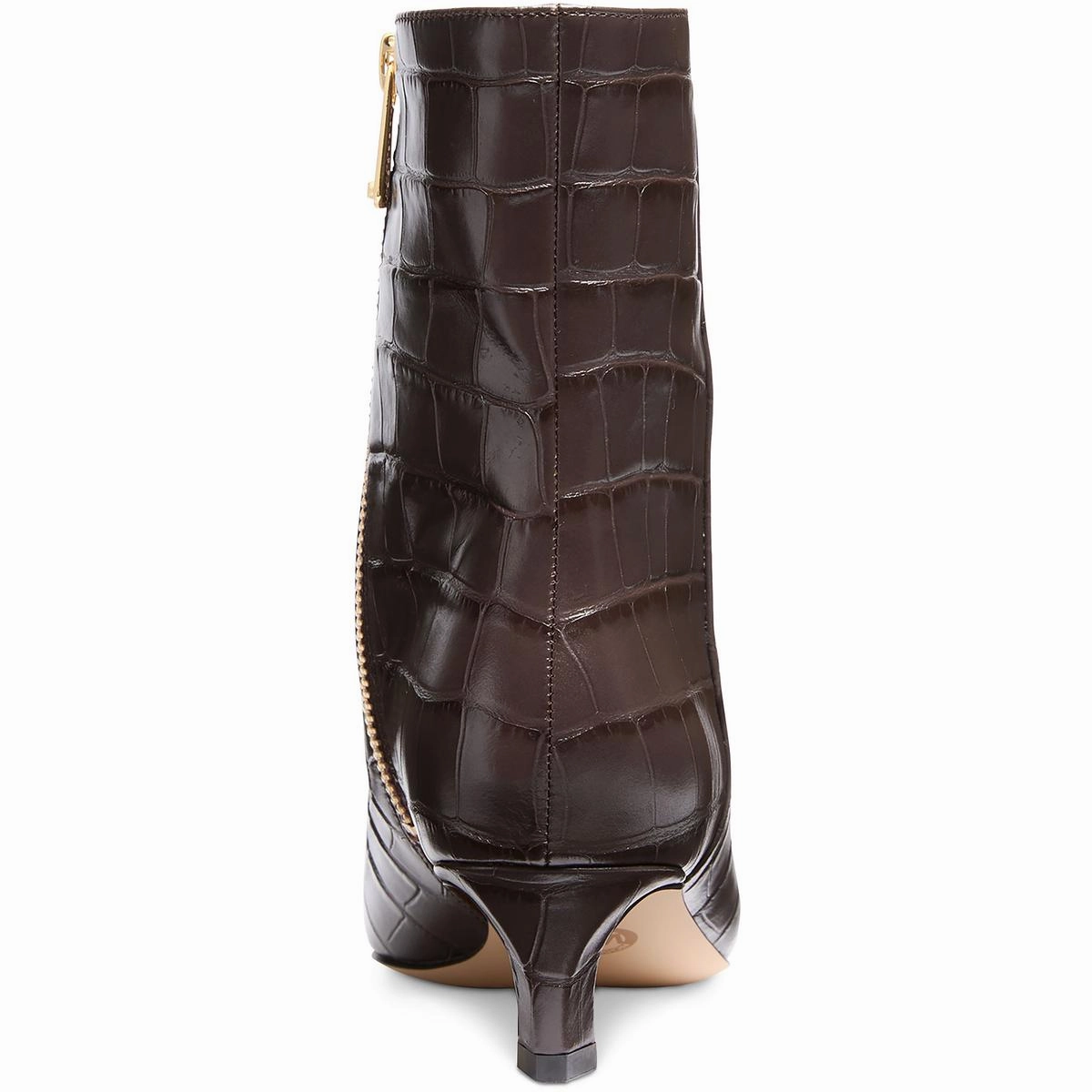 40F4CSME5E Womens Zipper Leather Booties