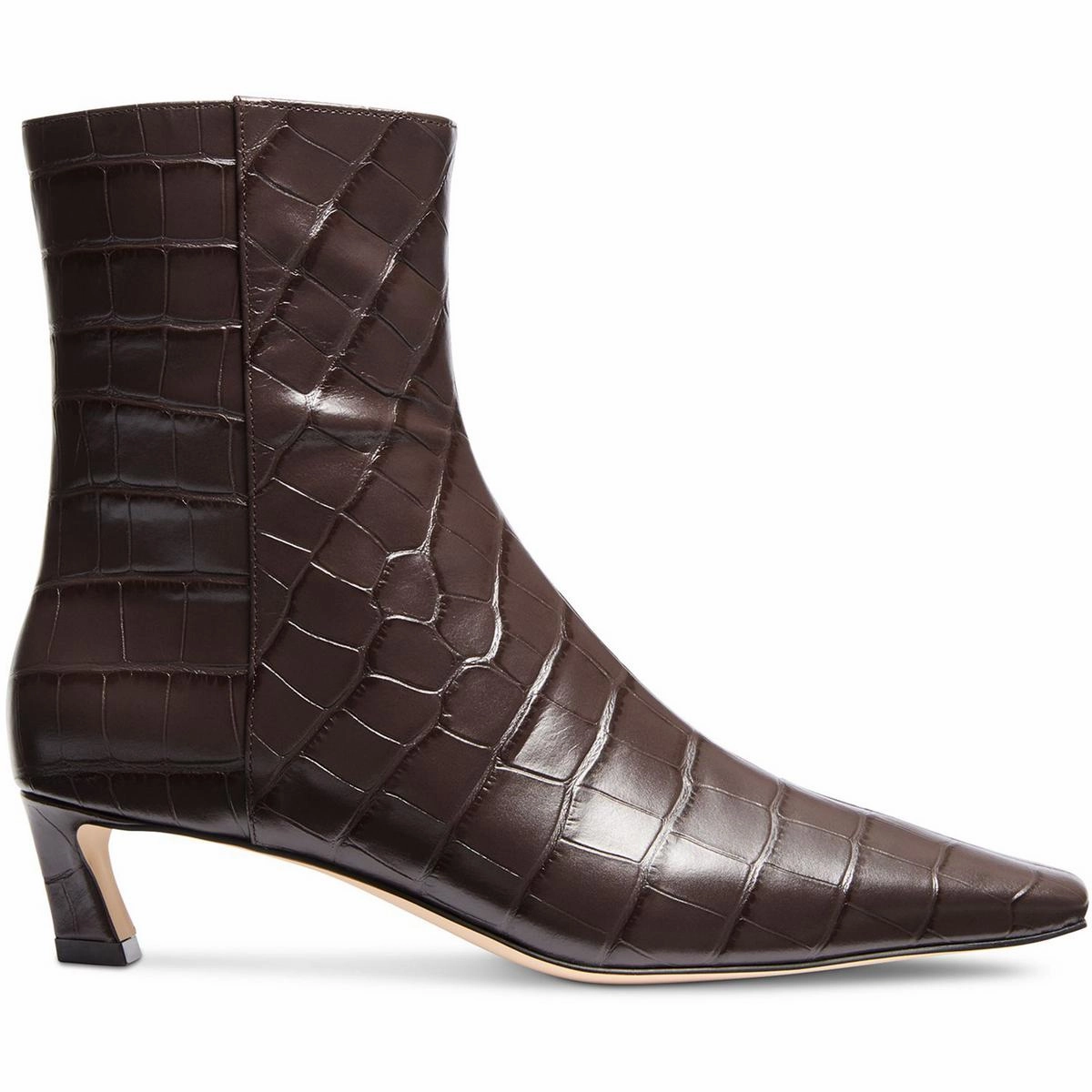 40F4CSME5E Womens Zipper Leather Booties