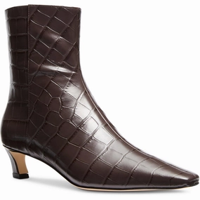 40F4CSME5E Womens Zipper Leather Booties Buy Womens Boots online cheap