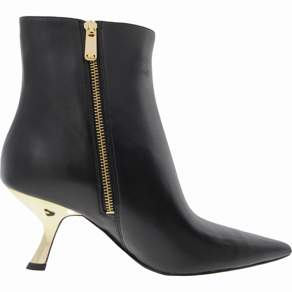 40F4LUE5L Womens Solid Leather Booties