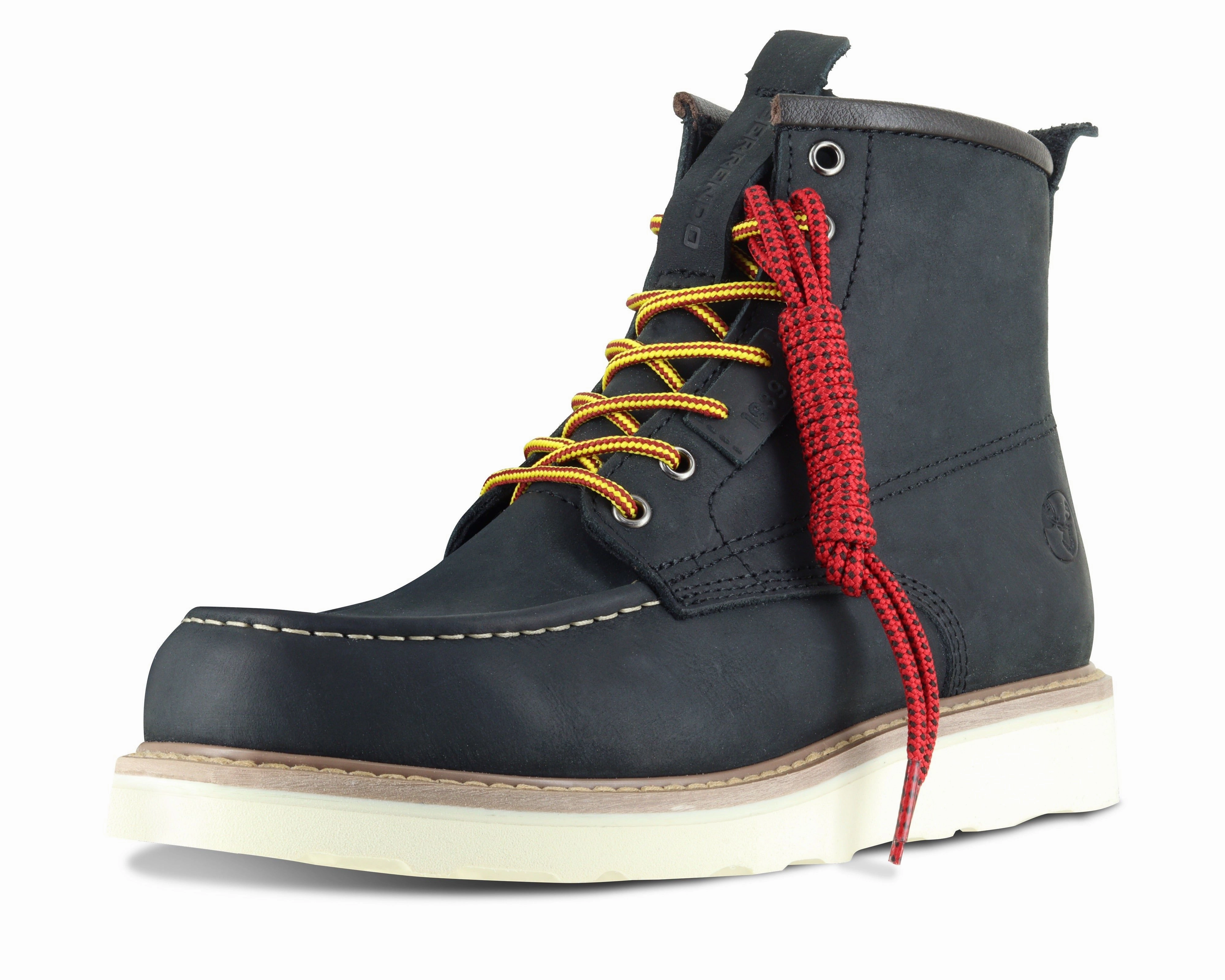 6" Moc Toe Work Boots for Men and Soft Toe Boots and Vibram EVA Outsole and EH Rated