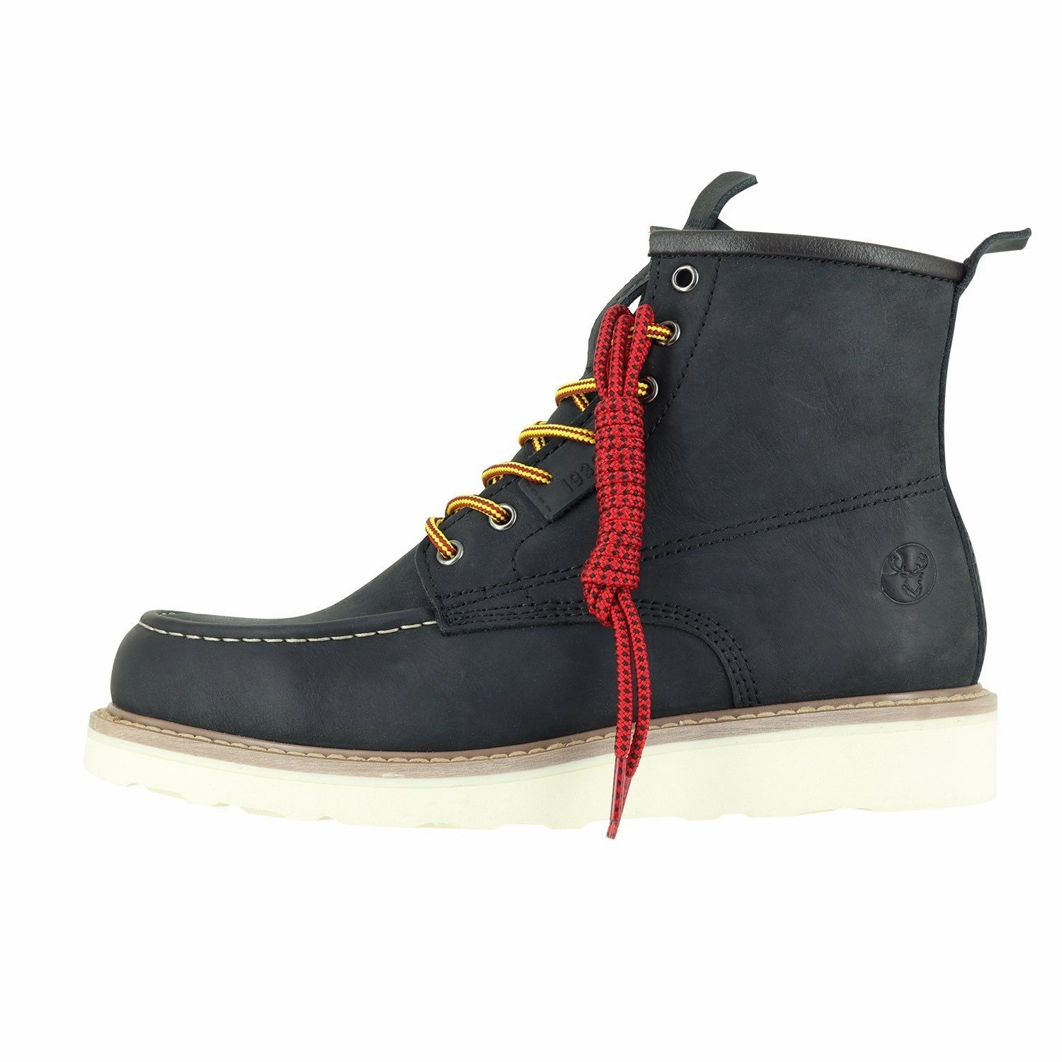 6" Moc Toe Work Boots for Men and Soft Toe Boots and Vibram EVA Outsole and EH Rated