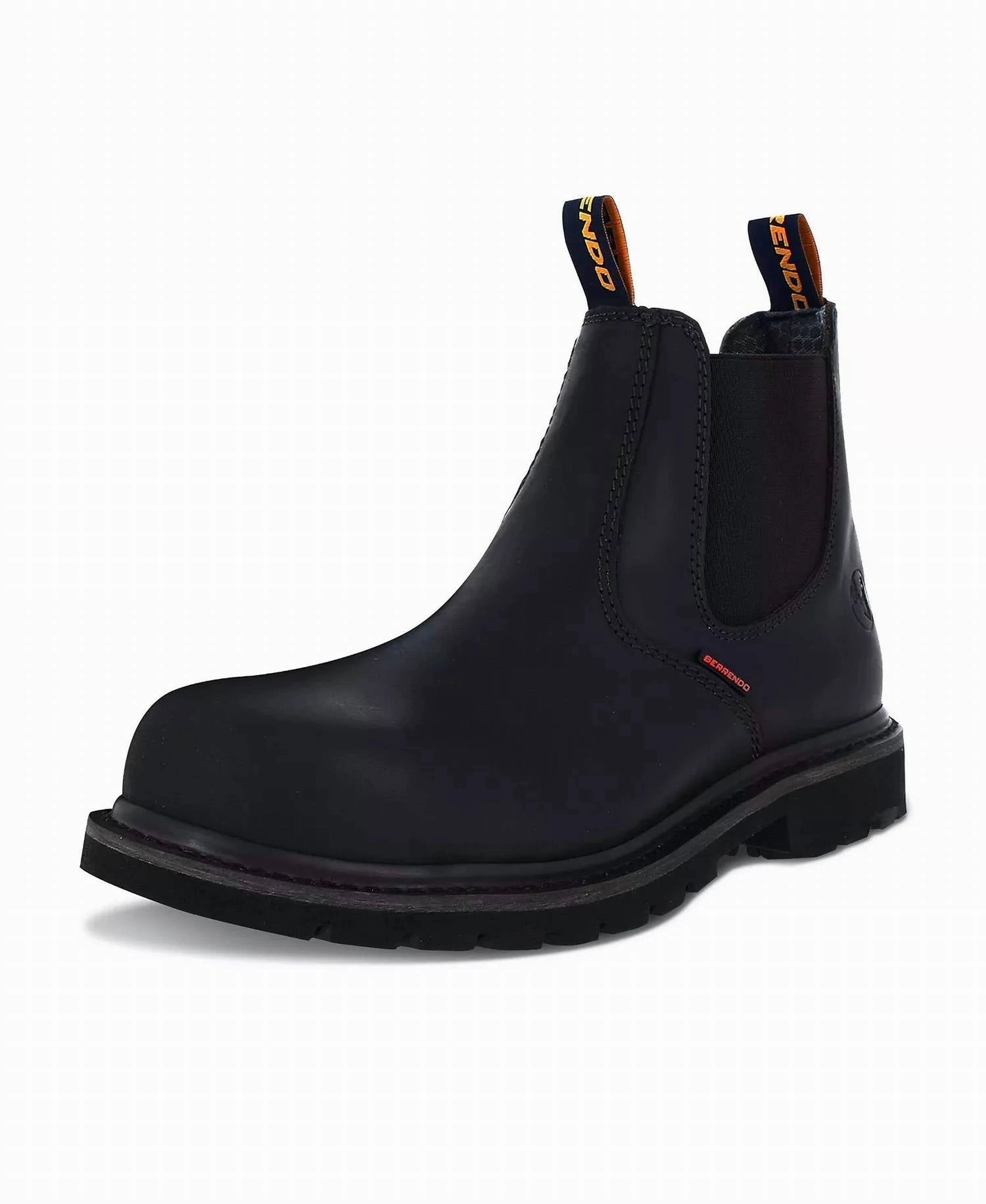 6 Steel Toe Work Boots In Black