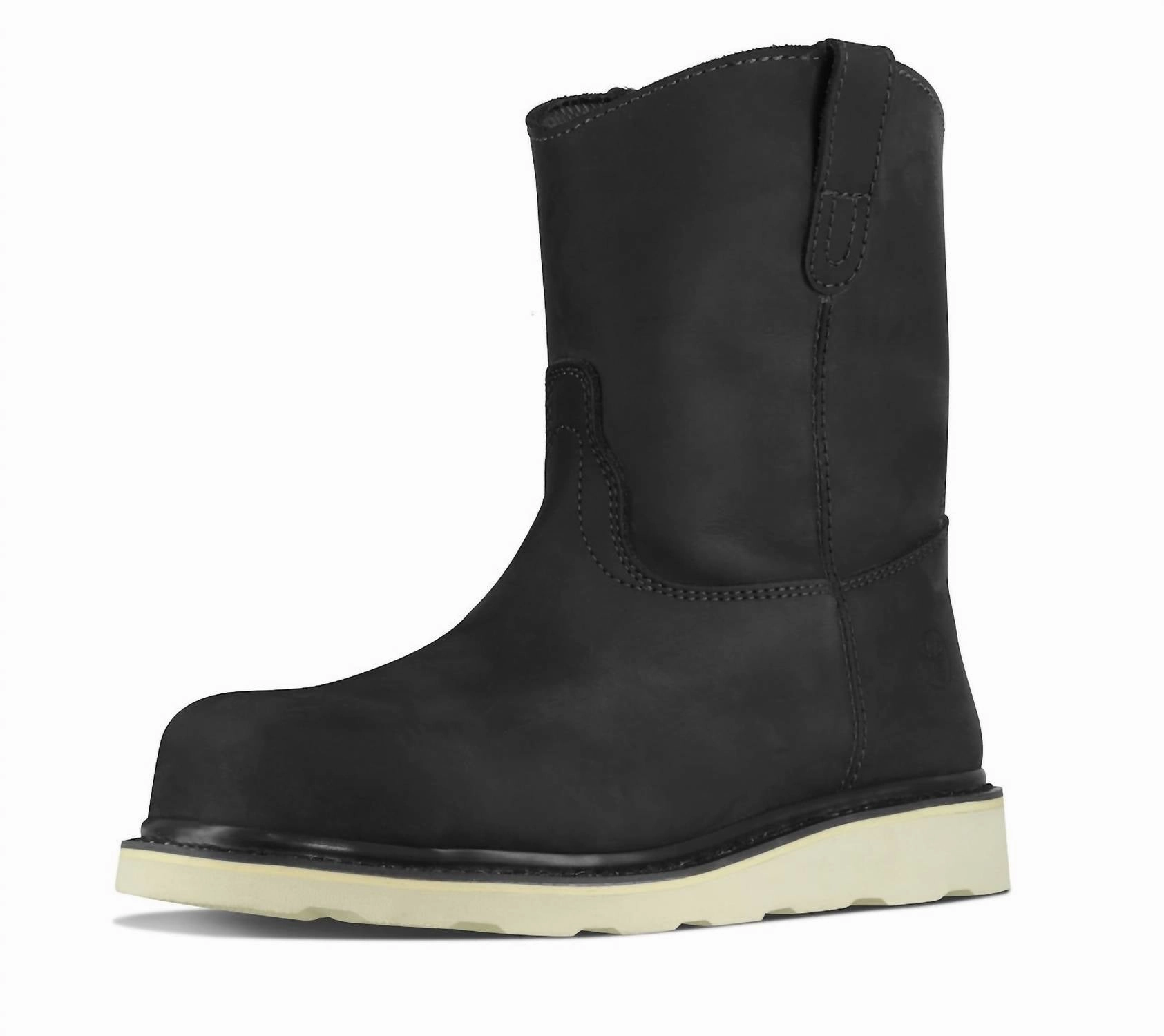 8 Wellington Steel Toe Work Boots  Electrical Hazard Rated 166 In Black Sale on Mens Chukka Footwear