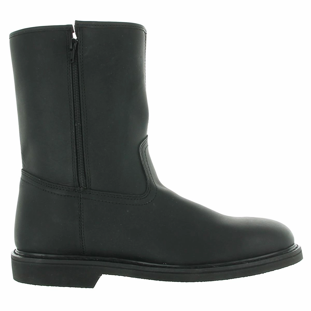 9" Pile-Lined Mens Leather Pile Lined Mid-Calf Boots