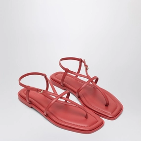 A.Emery Women's The Remly Sandals Cherry-Colou In Leather Cheap Womens Slide Sandals