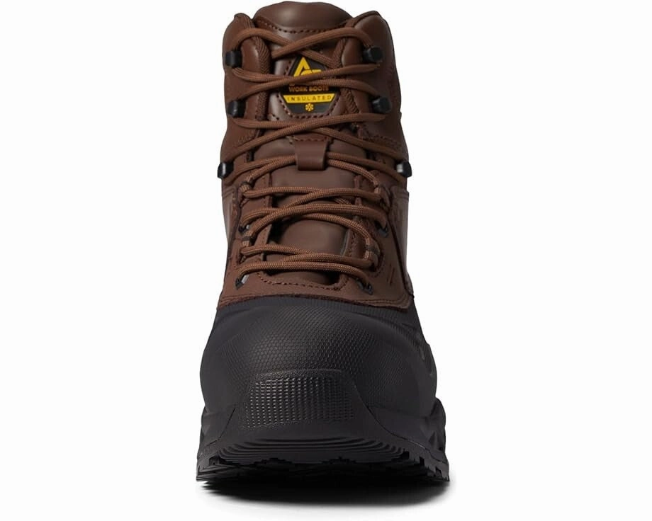ACE Mammoth IV 72105 Men's US 9 Brown Leather Comp Safety Toe Work Boots ZPO3736