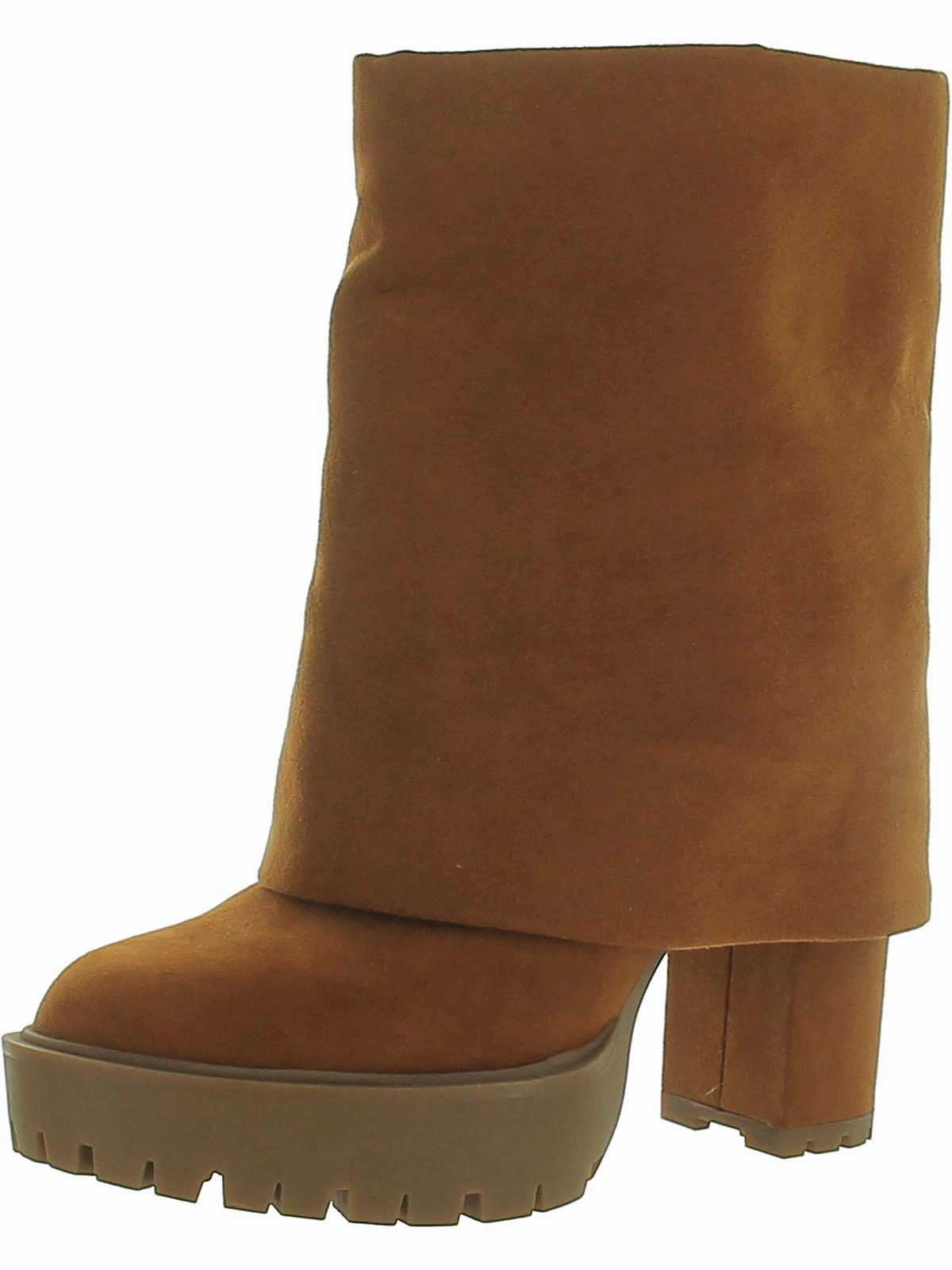 ACELINA Womens Faux Suede Round toe Chelsea Boots Cheap Womens Boots for winter