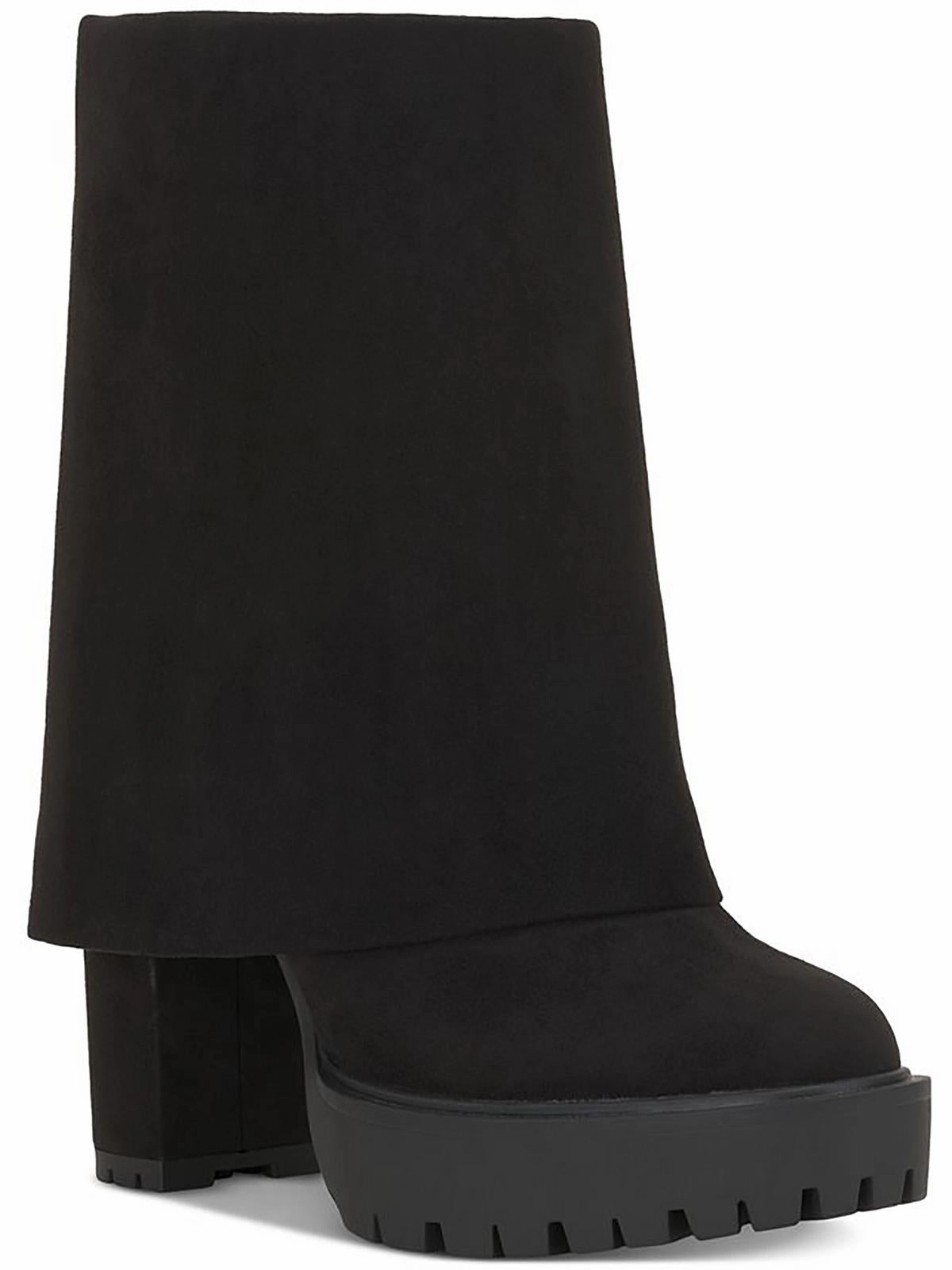 ACELINA Womens Faux Suede Round toe Chelsea Boots