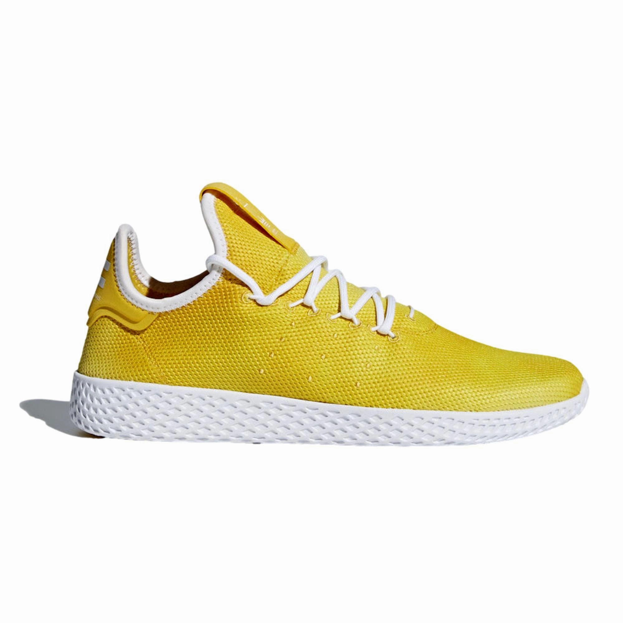 Adidas Pharrell Williams Tennis Hu Bright Yellow/Footwear White-Footwear White  DA9617 Men's