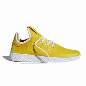 Adidas Pharrell Williams Tennis Hu Bright Yellow/Footwear White-Footwear White  DA9617 Men's Mens Athletic Shoes clearance sale