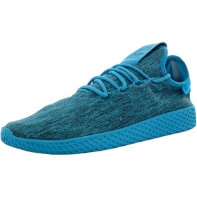 Adidas Pharrell Williams Tennis Hu Jr Bold Aqua/Bold Aqua-Cloud White  B41928 Men's Mens Athletic Shoes clearance sale