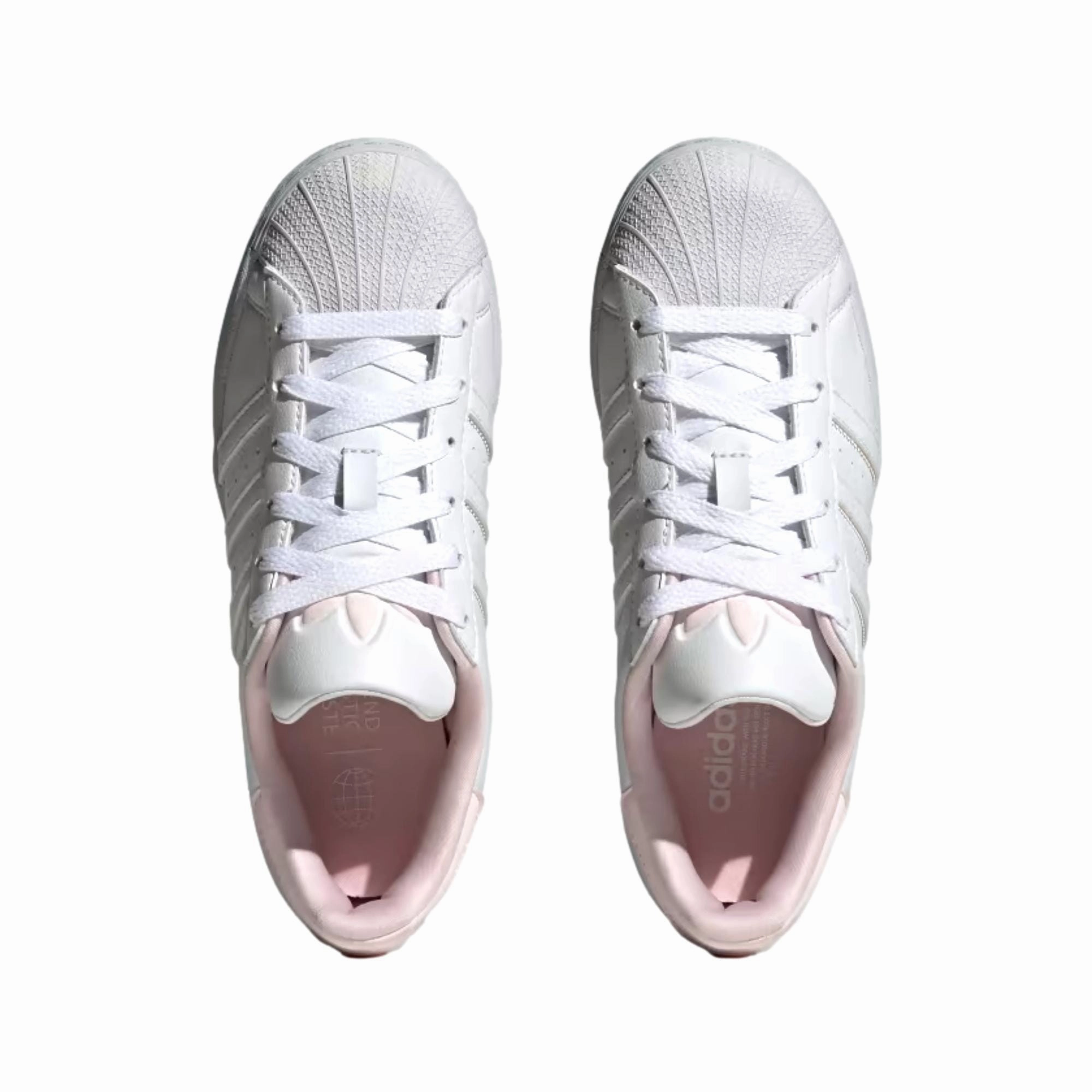 Adidas Superstar Cloud White / Cloud White / Clear Pink  IG0250 Grade-School