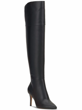 Adysen Womens Faux Suede Pointed Toe Over-The-Knee Boots Womens Dress Boots for less