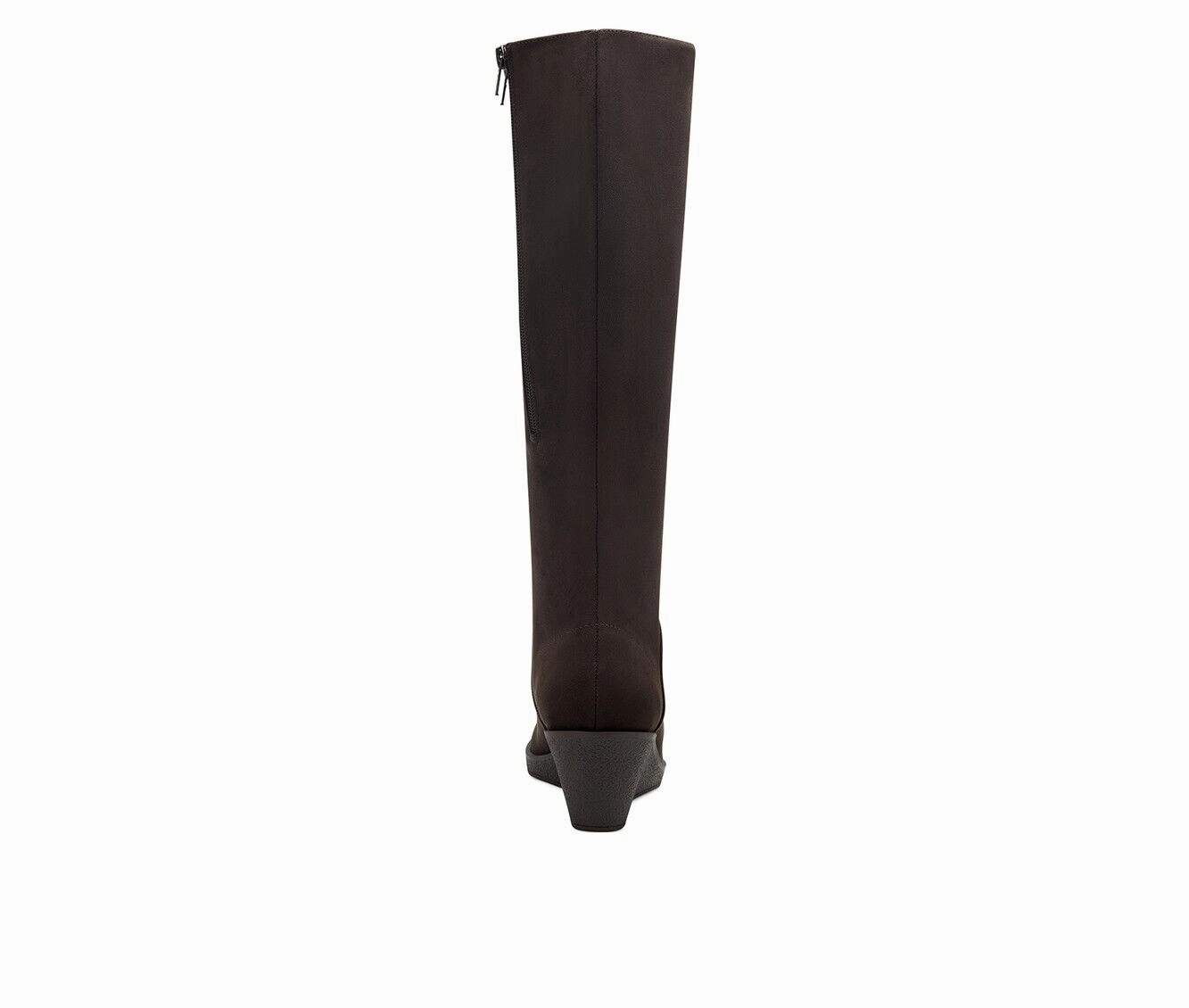 Aerosoles Binocular Boots Women's US 8 Brown Black Knee-High Wedge Heel KHD1234