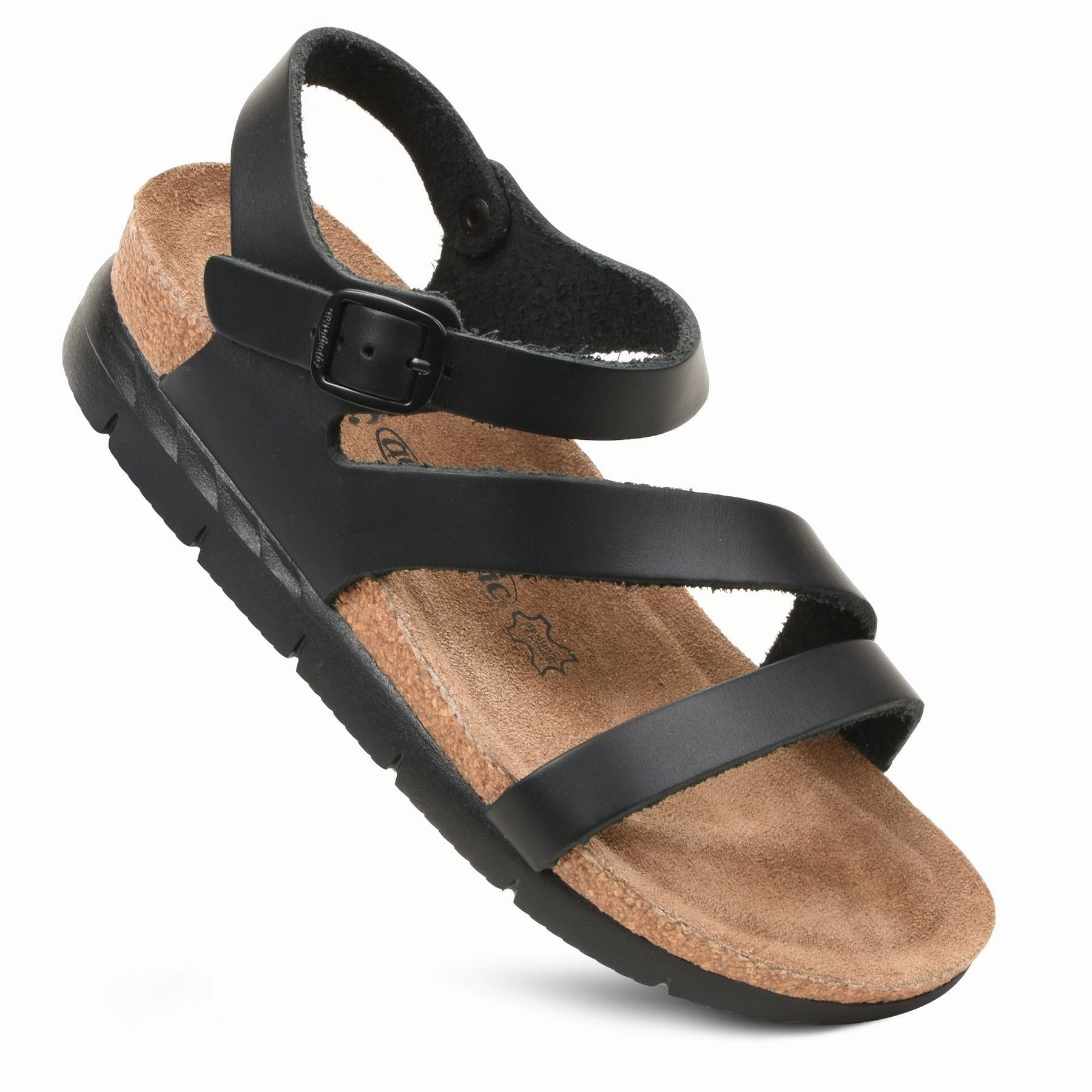 Aerothotic - Ares Comfortable Memory Foam Leather Platform Sandals with Arch Support Womens Sandals with big discounts