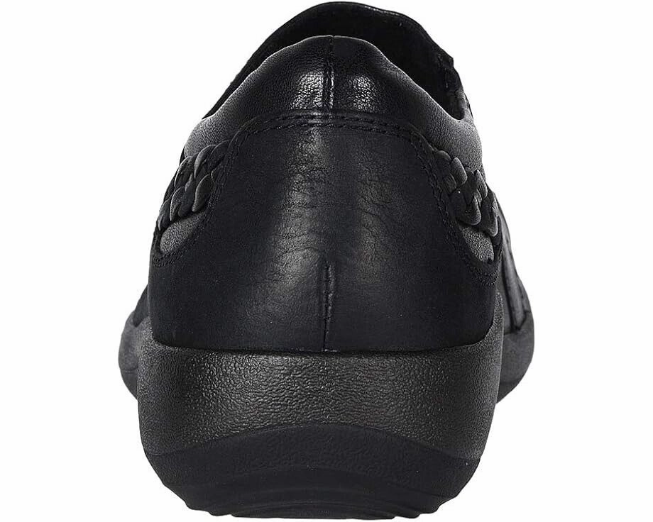 Aetrex Karina DM500W Women's 7.5-8 Black Leather Monk Strap Dress Shoes KHD1384