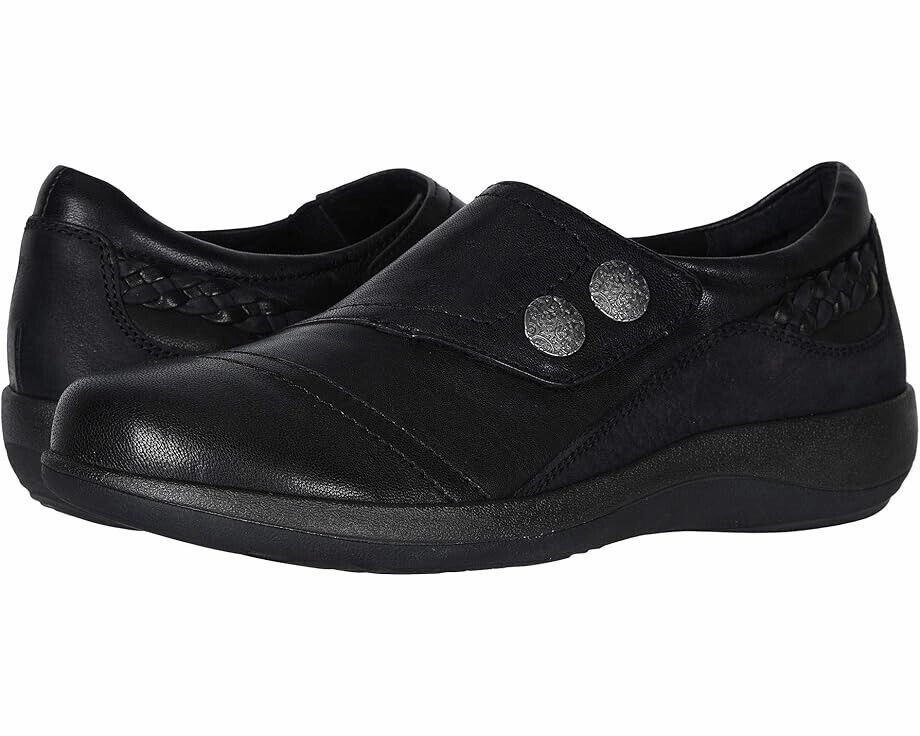 Aetrex Karina DM500W Women's 7.5-8 Black Leather Monk Strap Dress Shoes KHD1384 Womens Sports Shoes clearance