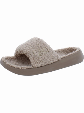 Aimi Cozy Womens Faux Fur Lined Slip on Slide Sandals Lightweight Womens Sandals discount