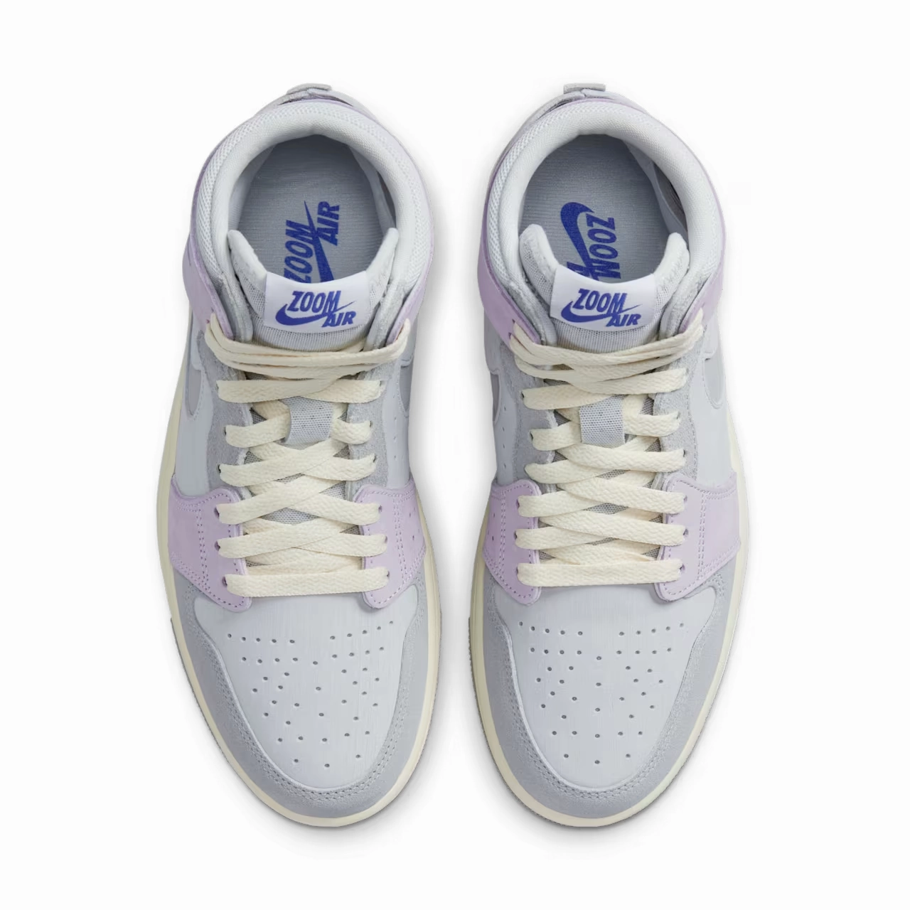 Air Jordan 1 Zoom CMFT 2 DV1305-005 Women's US 11.5 Gray Lifestyle Shoes GBNC88