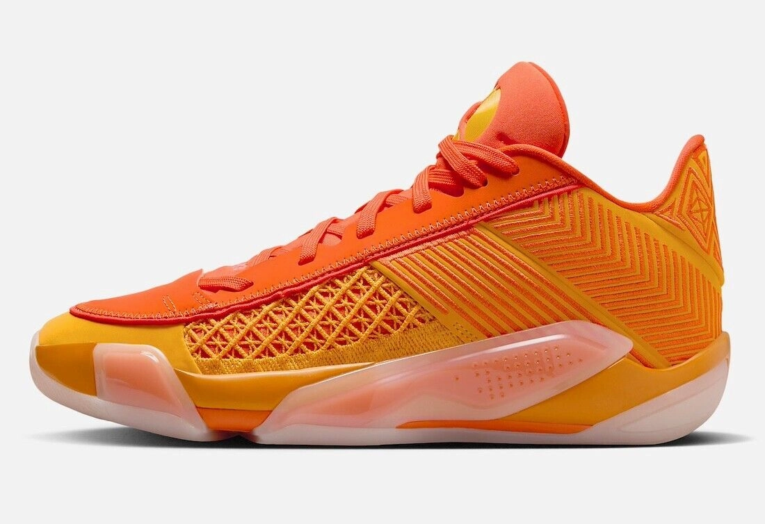 Air Jordan 38 Low FV3945-700 Sneaker Women Safety Orange Basketball Shoes TF2201