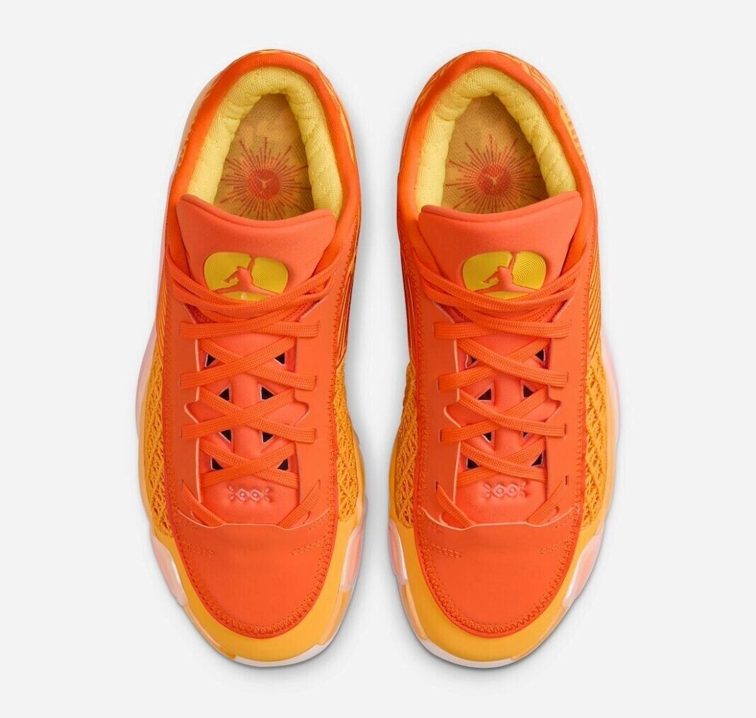 Air Jordan 38 Low FV3945-700 Sneaker Women Safety Orange Basketball Shoes TF2201
