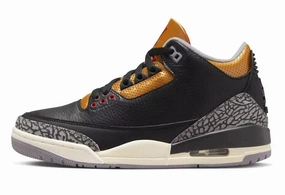 Air Jordan 3 CK9246-067 Sneaker Women's US 5 Black Gold Lifestyle Shoes GBNC286 Womens Sports Shoes clearance