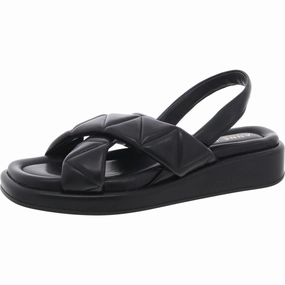 Air Womens Quilted Faux Leather Slingback Sandals Womens Sandals discount online