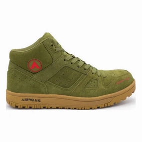 Airwalk AW6353 Boots Men 10.5 Olive Suede Mongo Mid Comp Toe EH Work Shoe KHD255 Buy Mens Chukkas online shop