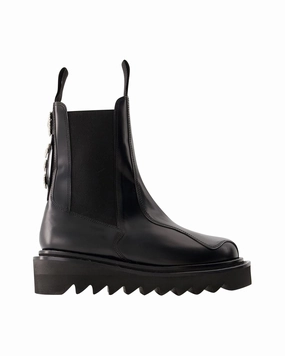 Aj1146 Boots - Toga Pulla - Leather - Black Womens Boots clearance offers