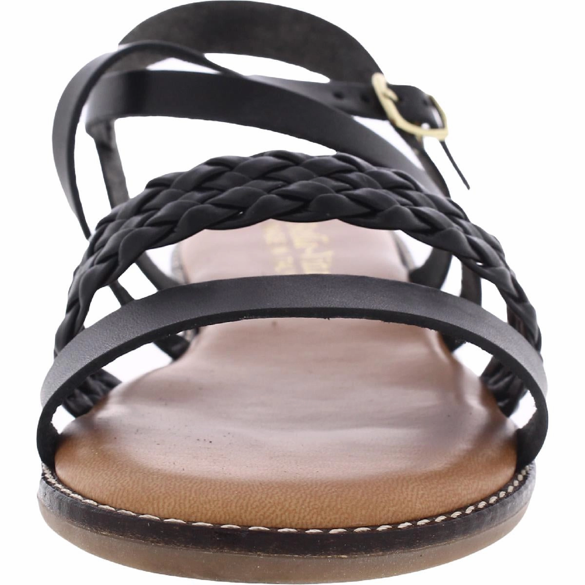 Ala Italy Womens Leather Strappy Slingback Sandals