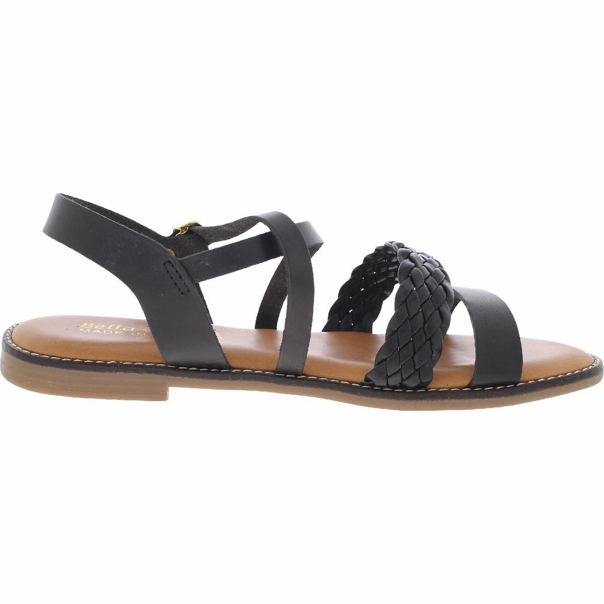 Ala Italy Womens Leather Strappy Slingback Sandals