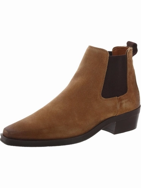 Alcina Top Womens Suede Pull On Ankle Boots Womens Boots clearance offers