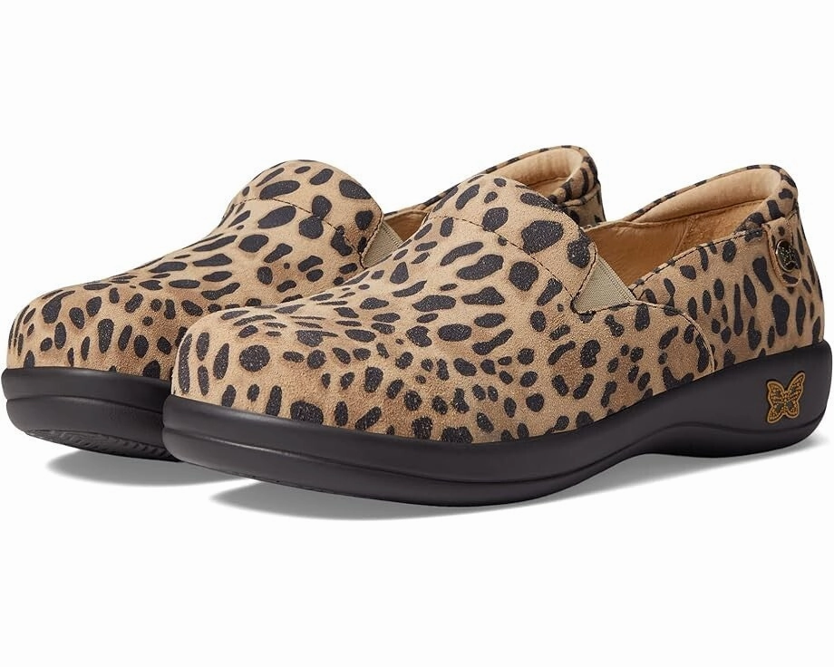 Alegria Keli ALG-KEL-7703 Women's US 7-7.5 Savage Leopard Slip On Shoes KHD1917 Womens Sports Shoes clearance