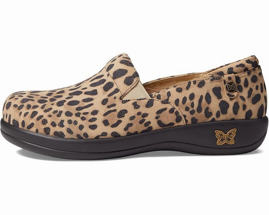 Alegria Keli ALG-KEL-7703 Women's US 7-7.5 Savage Leopard Slip On Shoes KHD1917