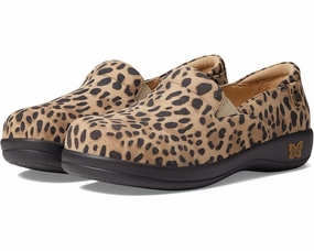 Alegria Keli ALG-KEL-7703 Women's US 7-7.5 Savage Leopard Slip On Shoes KHD1917 Womens Sports Shoes clearance