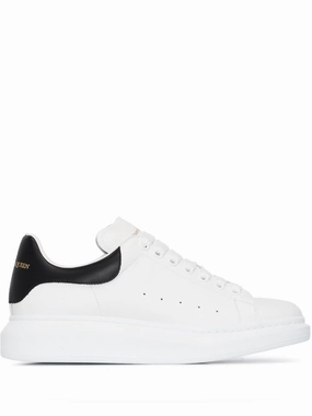 Alexander McQueen Men's Oversized Sneaker in White/black Mens Shoes online flash sale