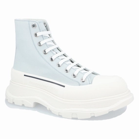 Alexander McQueen Tread Slick Boots 'Light Blue' Cheap Mens Boots & Chukkas