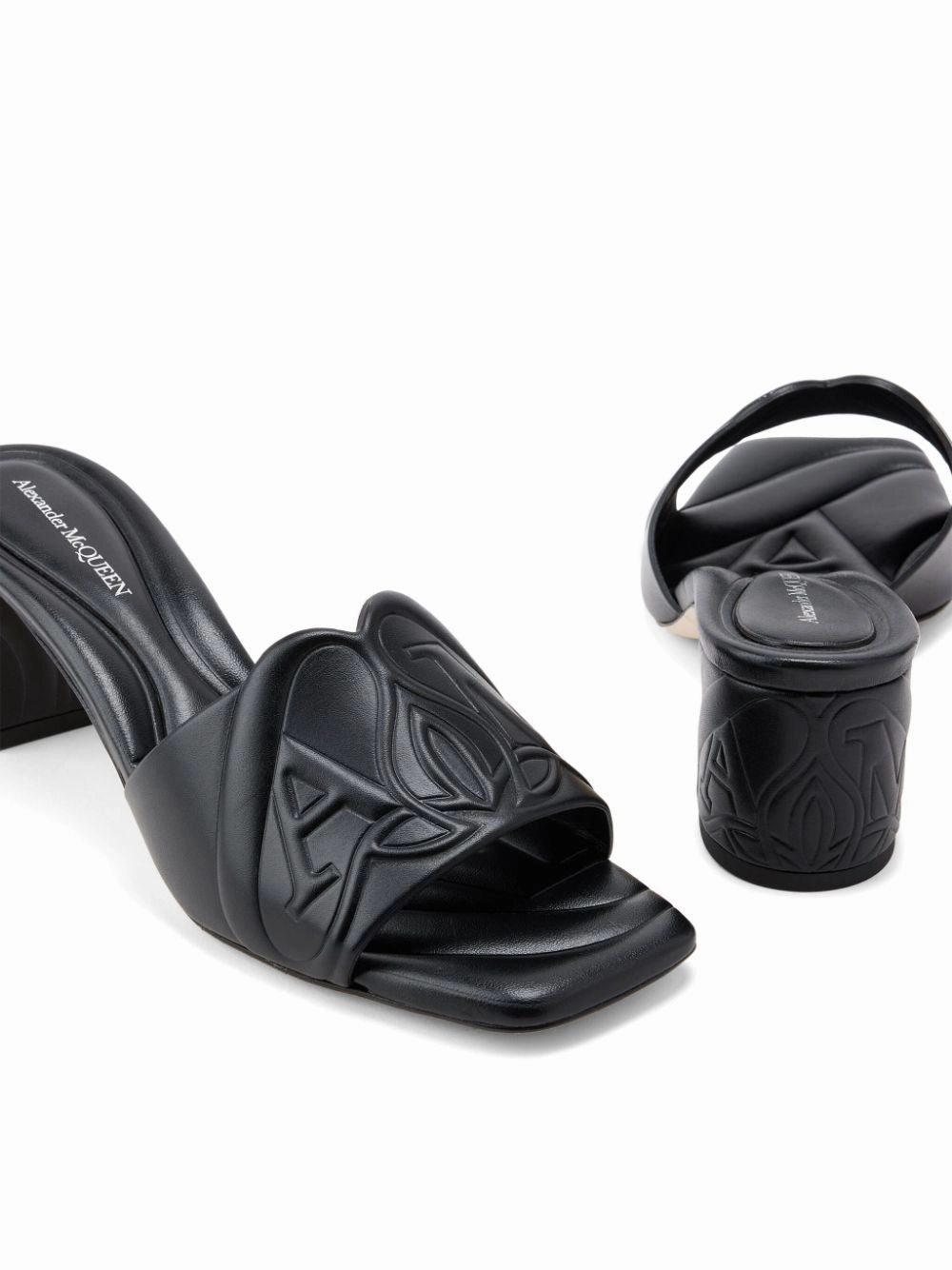 Alexander Mcqueen Women's Seal Leather Mules