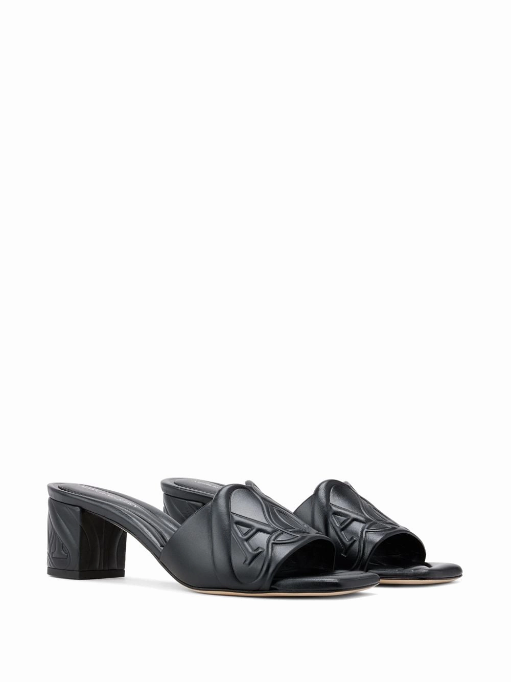 Alexander Mcqueen Women's Seal Leather Mules