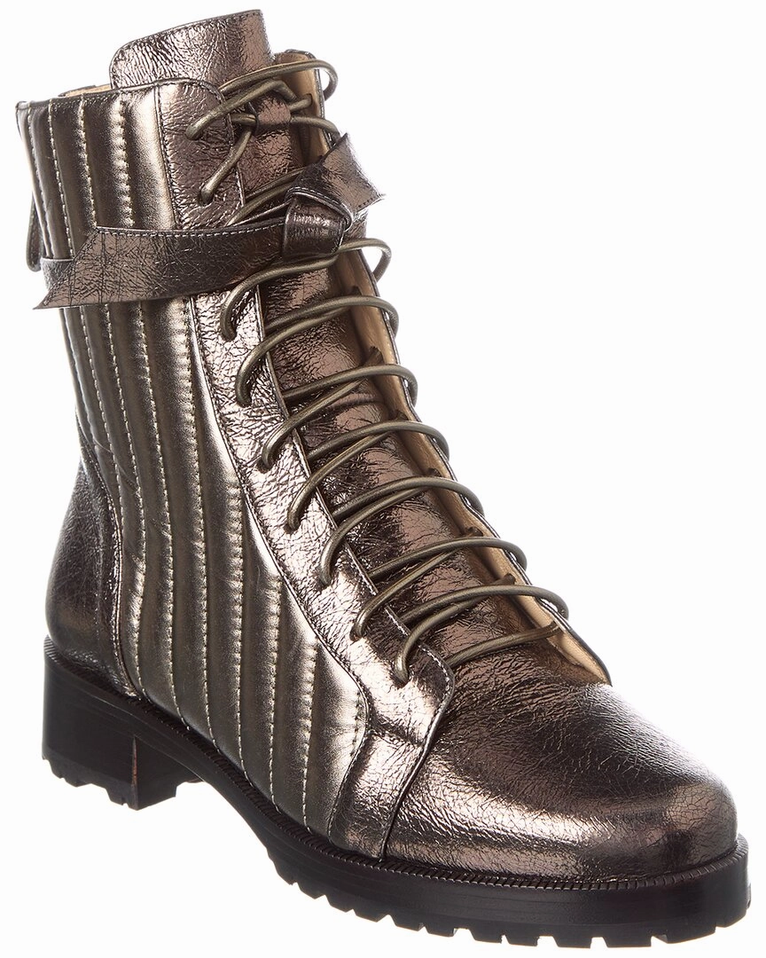 Alexandre Birman Clarita Quilted Leather Combat Boot Womens Boots clearance offers
