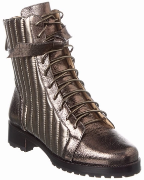 Alexandre Birman Clarita Quilted Leather Combat Boot Womens Boots clearance offers